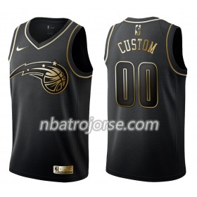 Män Orlando Magic Tröja Skräddarsydda Nike Svart Guld Edition Swingman